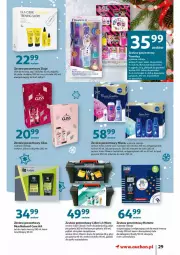 Gazetka promocyjna Auchan - Magia stołu wigilijnego Hipermarkety - Gazetka - ważna od 24.12 do 24.12.2021 - strona 29 - produkty: Balsam po goleniu, Zestaw prezentowy, Krem do golenia, Mleczko do ciała, Skrzynka narzędziowa, Sati, Karp, Mleczko, Woda kolońska, Zegar, Szampon, Ziaja, Odżywka, Woda, Antyperspirant, Nivea