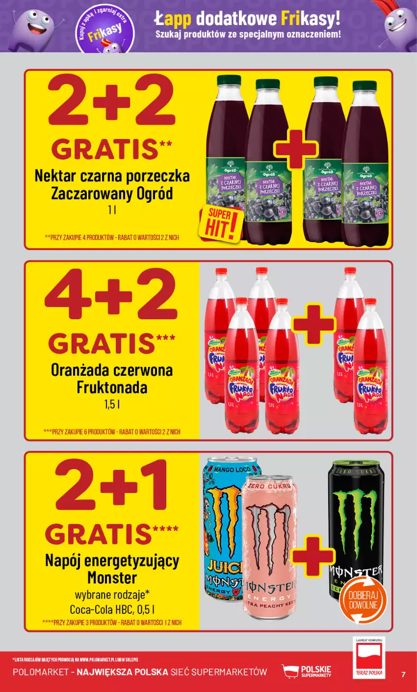 Gazetka promocyjna PoloMarket - Gazetka pomocyjna - ważna 04.09 do 10.09.2024 - strona 7 - produkty: Coca-Cola, Napój, Nektar, Ogród, Oranżada, Por