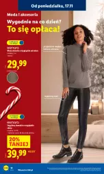 Gazetka promocyjna Lidl - GAZETKA - Gazetka - ważna od 22.11 do 22.11.2025 - strona 16 - produkty: Gin, Moda, Bluza, Fa
