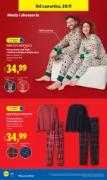 Gazetka promocyjna Lidl - GAZETKA - Gazetka - ważna od 22.11 do 22.11.2025 - strona 28 - produkty: Moda, Piżama