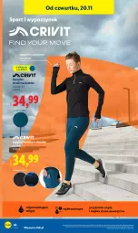 Gazetka promocyjna Lidl - GAZETKA - Gazetka - ważna od 22.11 do 22.11.2025 - strona 52 - produkty: Por, Gin, Kosz, Koszulka, Sport, Legginsy, LG