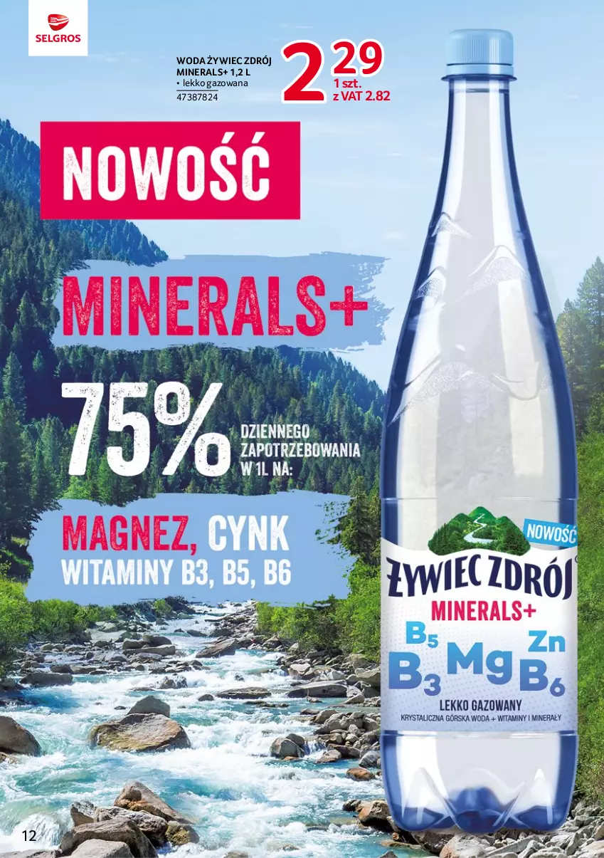 Gazetka promocyjna Selgros - Katalog Markowe Produkty - ważna 18.05 do 01.06.2023 - strona 12 - produkty: Woda