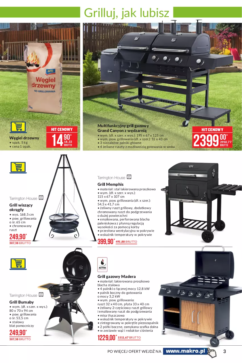 Gazetka promocyjna Makro - [Oferta promocyjna] Artykuły przemysłowe - ważna 29.06 do 12.07.2021 - strona 3 - produkty: Gra, Grill, Grill gazowy, Lakier, Palenisko, Płyta, Sok, Szafka, Węgiel drzewny