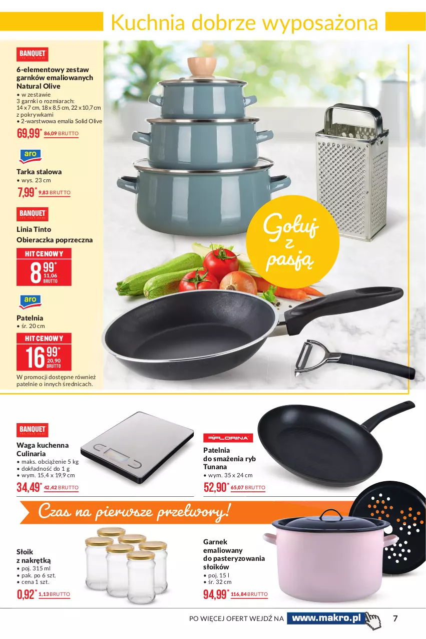 Gazetka promocyjna Makro - [Oferta promocyjna] Artykuły przemysłowe - ważna 29.06 do 12.07.2021 - strona 7 - produkty: Garnek, Kuchnia, Obieraczka, Patelnia, Tarka, Waga