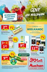 Gazetka promocyjna Auchan - Gazetka 30 Lat Hipermarket Auchan - Gazetka - ważna od 18.03 do 18.03.2026 - strona 1 - produkty: Ser, Papier, Ogórek, Czekolada, Masło, Lindt, Mleko, Fa