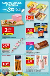 Gazetka promocyjna Auchan - Gazetka 30 Lat Hipermarket Auchan - Gazetka - ważna od 18.03 do 18.03.2026 - strona 26 - produkty: Polędwica, Hummus, Krakus, Ser, Mus, Gra, Salami, Kiełbaski śląskie, Parówki, Szynka konserwowa, Szynka, Boczek