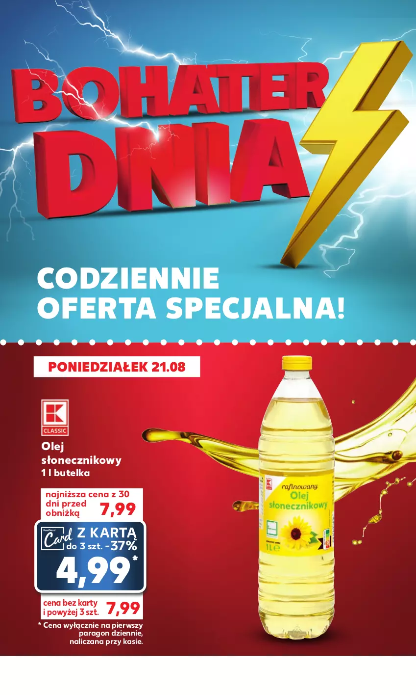 Gazetka promocyjna Kaufland - Mocny Start - ważna 21.08 do 23.08.2023 - strona 2 - produkty: Olej, Olej słonecznikowy