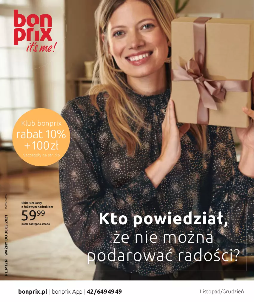 Gazetka promocyjna Bonprix - Moda na Wyjątkowe chwile - ważna 01.01 do 30.05.2021 - strona 1 - produkty: Top