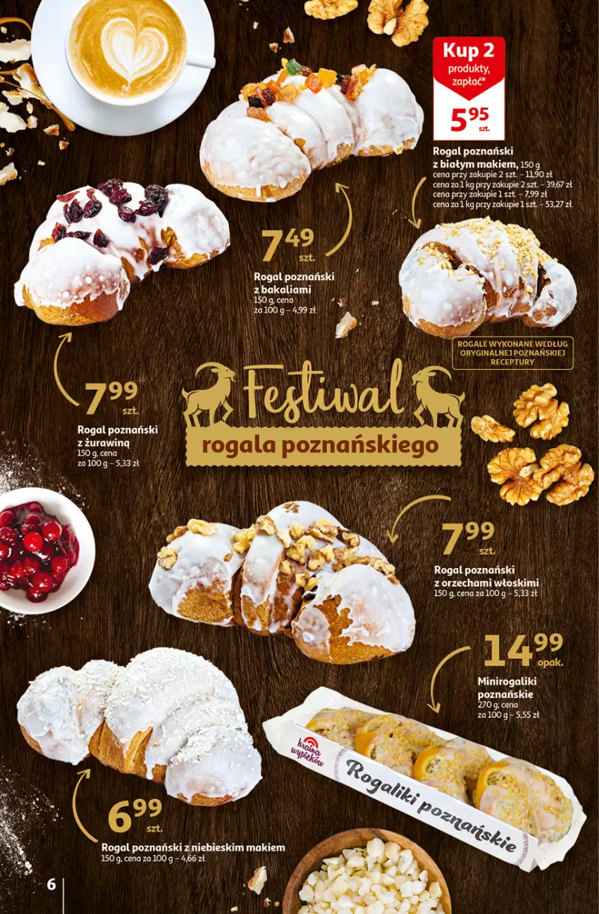 Gazetka promocyjna Auchan - Gazetka Koszyk Oszczędności Auchan Hipermarkety - ważna 03.11 do 09.11.2022 - strona 6 - produkty: LG, Rogal