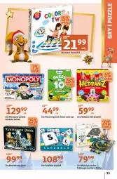 Gazetka promocyjna Auchan - Gazetka Koszyk Oszczędności Auchan Hipermarkety - Gazetka - ważna od 09.11 do 09.11.2022 - strona 33 - produkty: Gin, Gry, Gra, Puzzle, Scrabble, Monopoly, Harry Potter