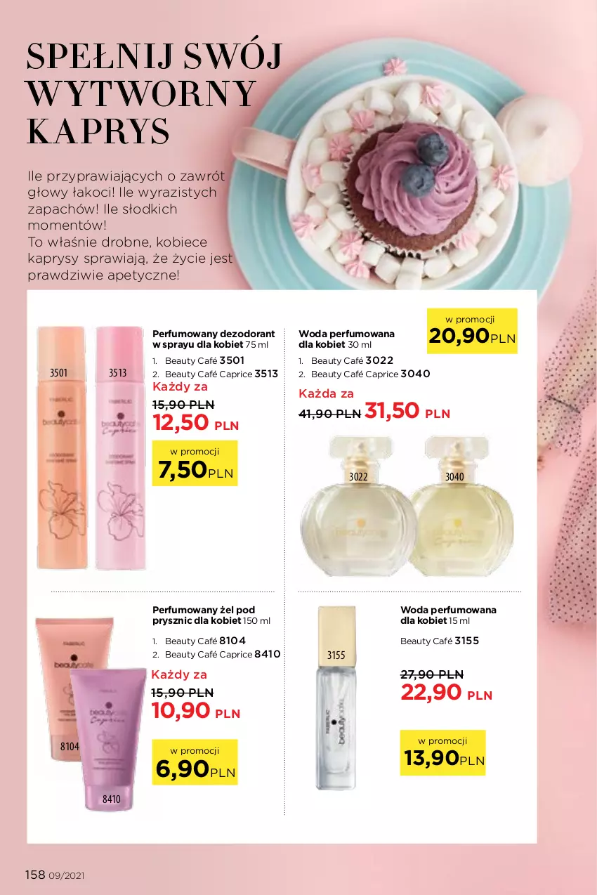 Gazetka promocyjna Faberlic - Gazetka - ważna 14.06 do 04.07.2021 - strona 158 - produkty: Dezodorant, Koc, Perfum, Woda, Woda perfumowana