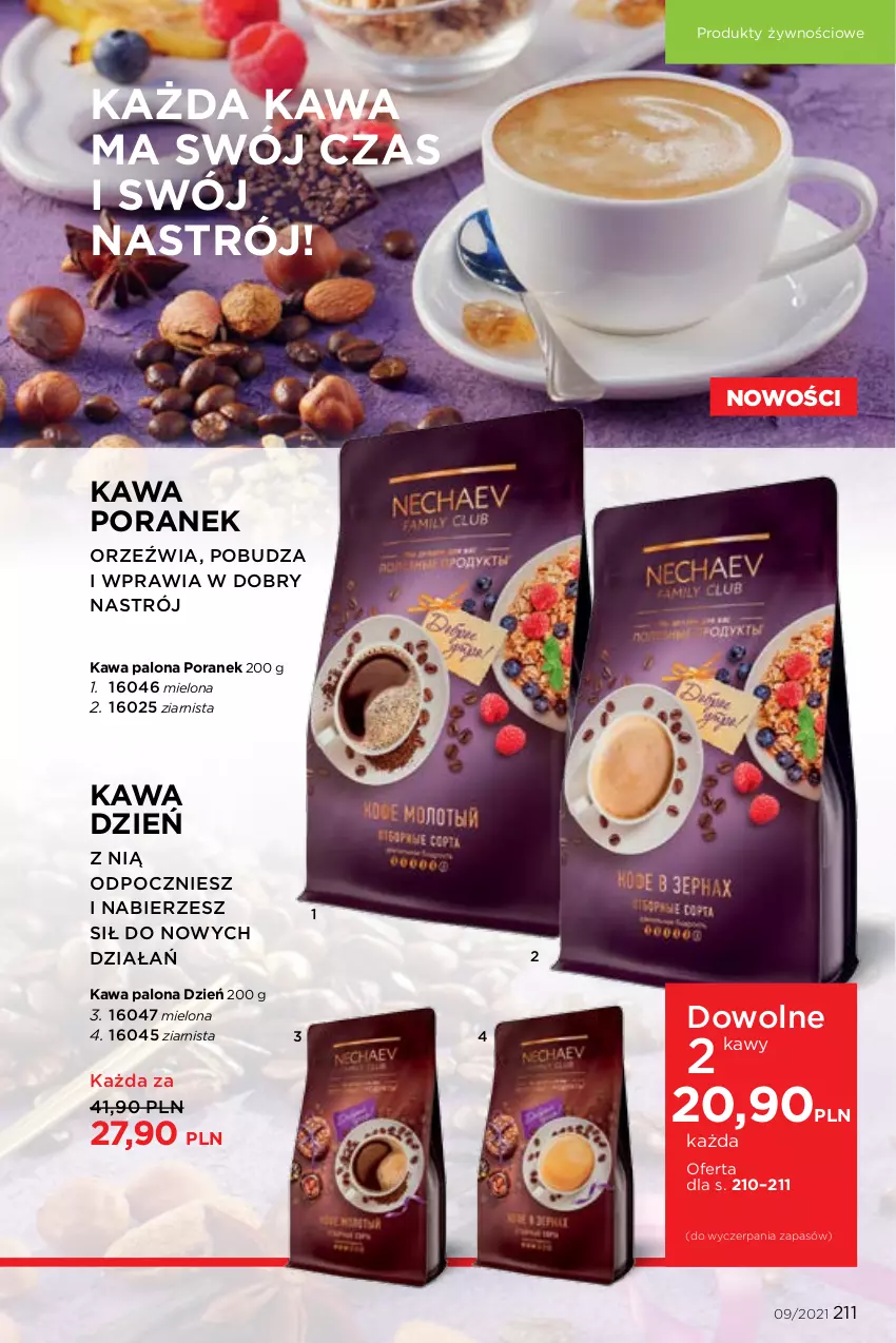 Gazetka promocyjna Faberlic - Gazetka - ważna 14.06 do 04.07.2021 - strona 211 - produkty: Kawa, Por