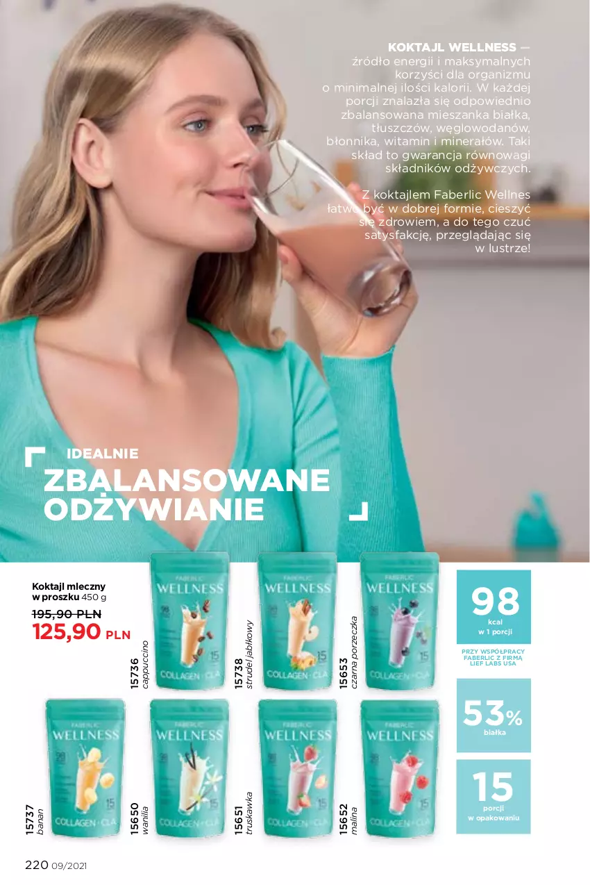 Gazetka promocyjna Faberlic - Gazetka - ważna 14.06 do 04.07.2021 - strona 220 - produkty: Cappuccino, Fa, Por, Wagi, Woda, Zdrowie