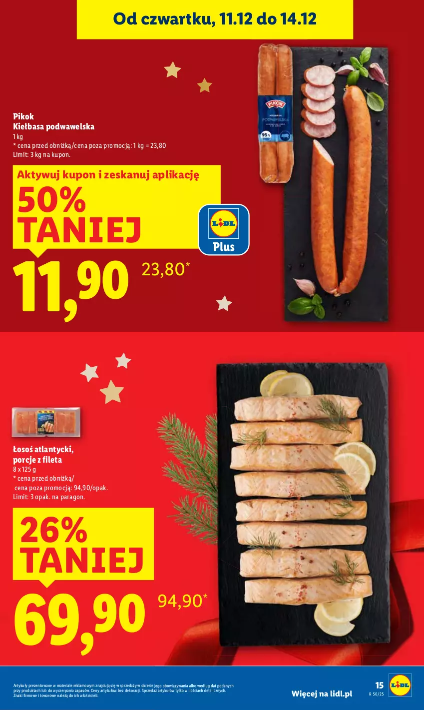 Gazetka promocyjna Lidl - GAZETKA - ważna 11.12 do 14.12.2025 - strona 15 - produkty: PIKOK, Por, Wawel