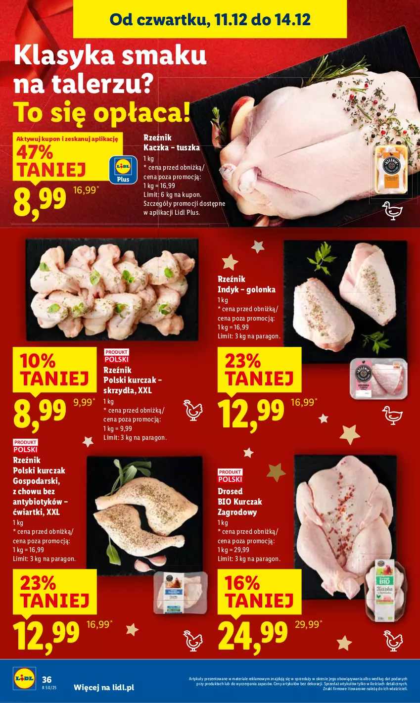 Gazetka promocyjna Lidl - GAZETKA - ważna 11.12 do 14.12.2025 - strona 36 - produkty: Kurczak