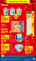Gazetka promocyjna Lidl - GAZETKA - Gazetka - ważna od 14.12 do 14.12.2025 - strona 41 - produkty: Ser, Cars, Mascarpone, Serek, Pilos, Deser, Almette