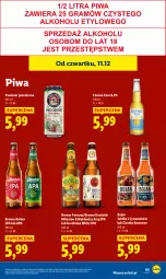 Gazetka promocyjna Lidl - GAZETKA - Gazetka - ważna od 14.12 do 14.12.2025 - strona 65 - produkty: Piwa