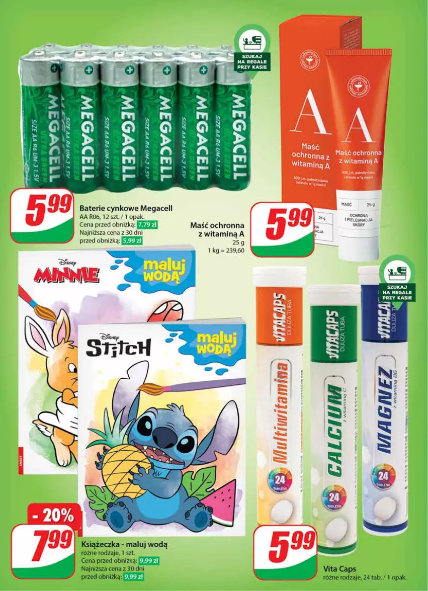 Gazetka promocyjna Dino - Gazetka 16 / 2024 - ważna 17.04 do 23.04.2024 - strona 56 - produkty: Calcium, Cynk, Fa, Vita C