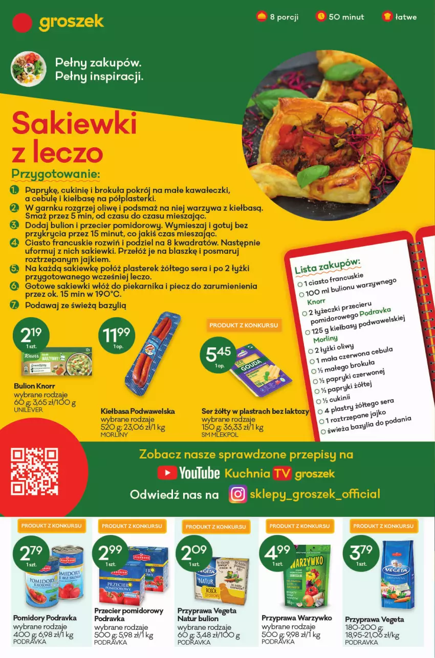 Gazetka promocyjna Groszek - ważna 18.08 do 30.08.2022 - strona 2 - produkty: Bulion, Lion, Podravka, Por, Vegeta