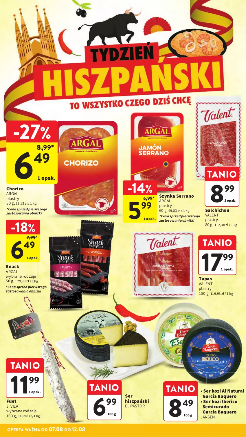 Gazetka promocyjna Intermarche - Gazetka Intermarche - ważna 07.08 do 12.08.2025 - strona 18 - produkty: Astor, Ser, Ser kozi, Szynka
