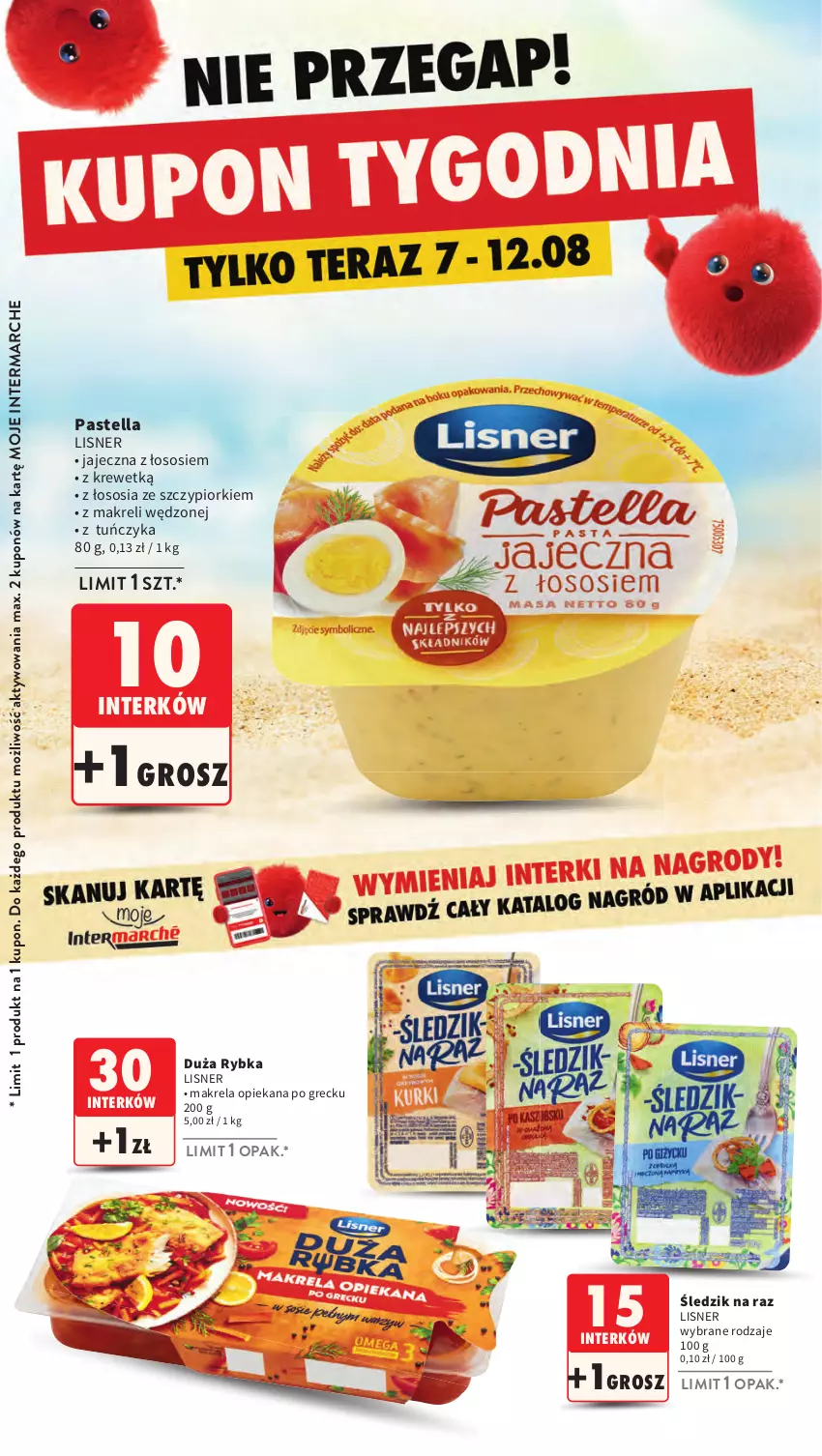 Gazetka promocyjna Intermarche - Gazetka Intermarche - ważna 07.08 do 12.08.2025 - strona 38 - produkty: Lisner, Pastella, Sos, Tuńczyk