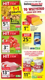 Gazetka promocyjna Intermarche - Gazetka Intermarche - Gazetka - ważna od 12.08 do 12.08.2025 - strona 1 - produkty: Piwa, Piwo, Ser, Gra, Kawa mielona, Kawa, Tyskie, Schab wieprzowy, Prima, Gouda