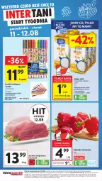 Gazetka promocyjna Intermarche - Gazetka Intermarche - Gazetka - ważna od 12.08 do 12.08.2025 - strona 44 - produkty: Szynka wieprzowa, Papryka czerwona, Papryka, Szynka, Mleko