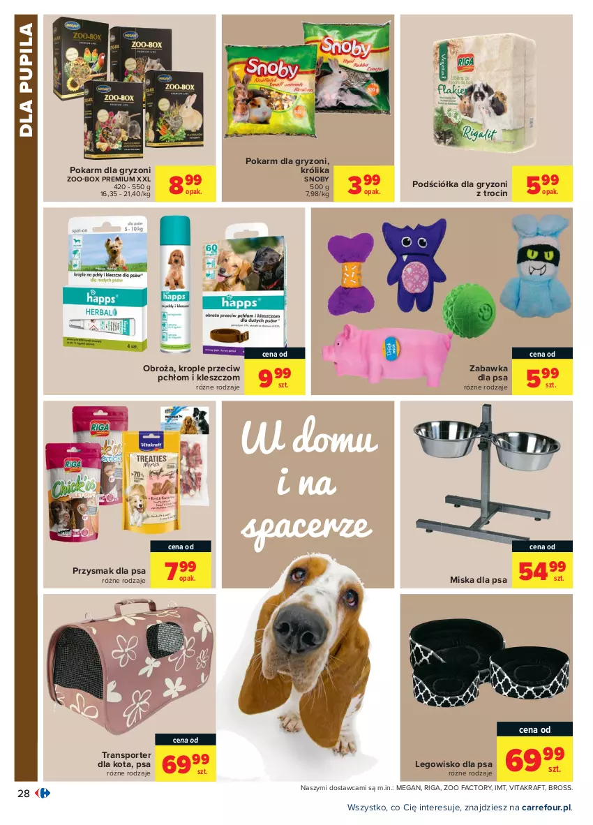 Gazetka promocyjna Carrefour - Gazetka Carrefour - ważna 12.07 do 24.07.2021 - strona 28 - produkty: Fa, Gry, Królik, LEGO, Legowisko, Miska, Pokarm dla gryzoni, Por, Przysmak dla psa, Sport, Tran, Vitakraft, Zabawka