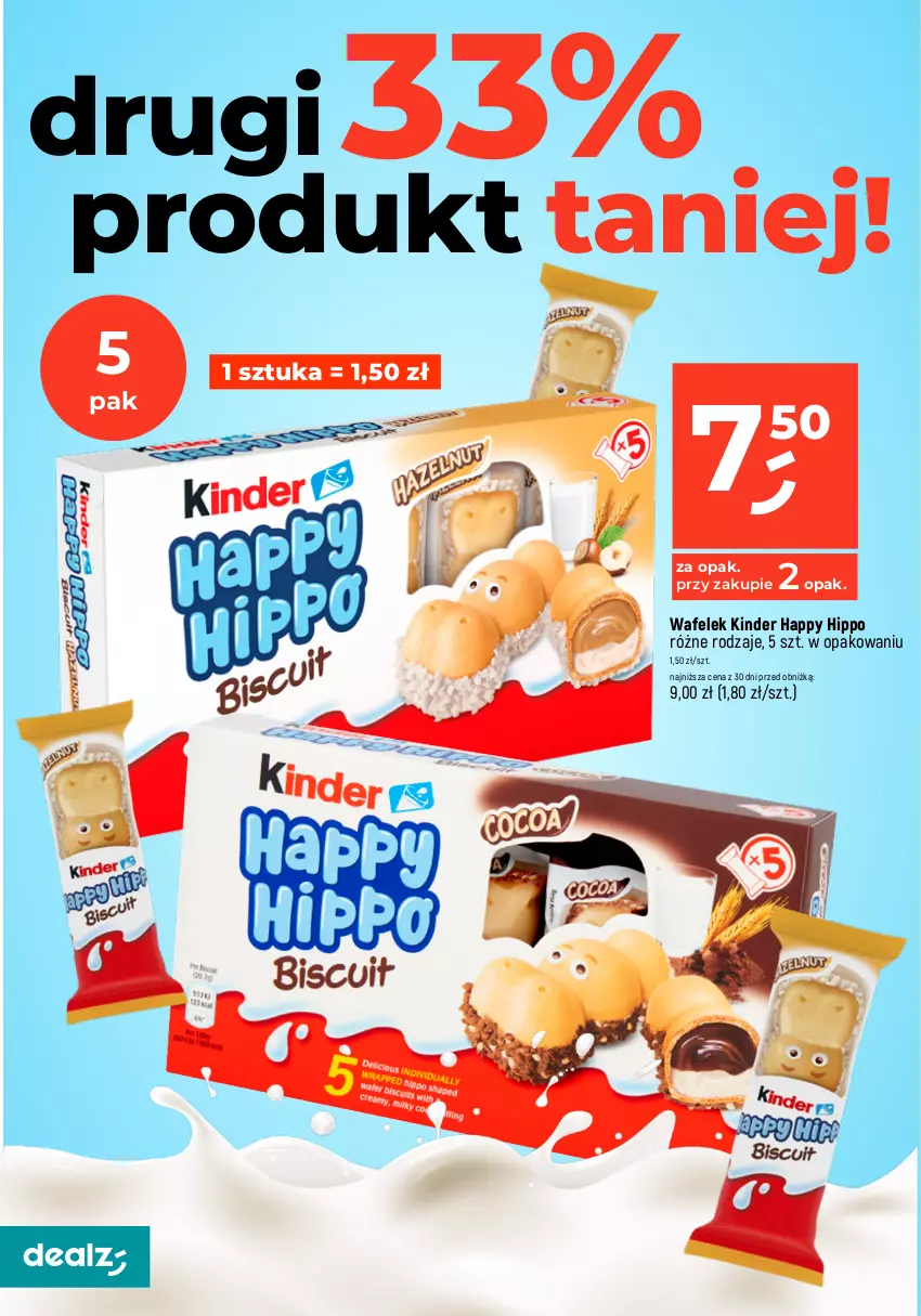 Gazetka promocyjna Dealz - MAKE A DEALZ - ważna 11.04 do 17.04.2024 - strona 16 - produkty: Baton, Ciastka, HiPP, Kinder, Kinder Bueno, Tonik, Wafelek