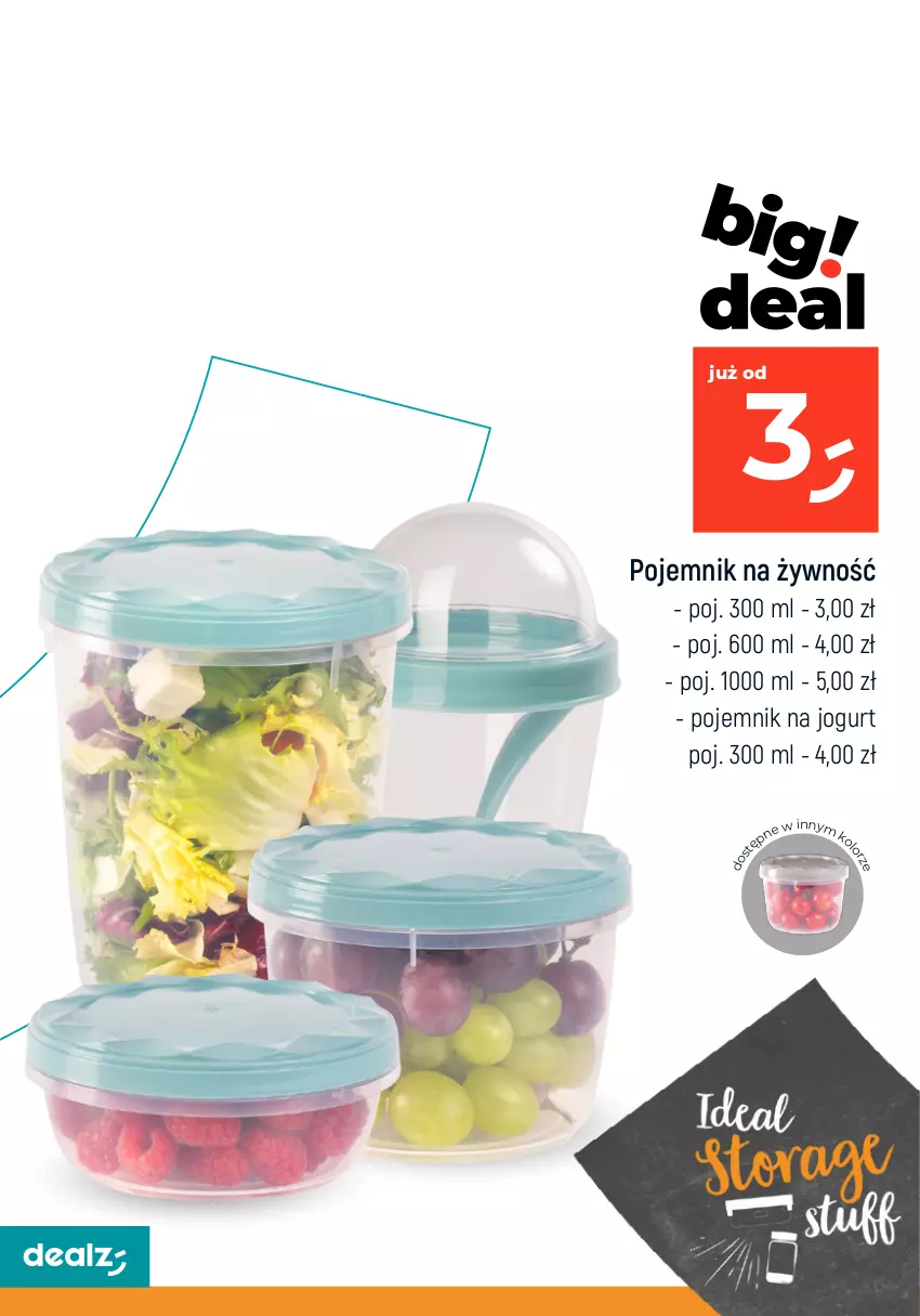 Gazetka promocyjna Dealz - MAKE A DEALZ - ważna 11.04 do 17.04.2024 - strona 30 - produkty: Jogurt, Pojemnik