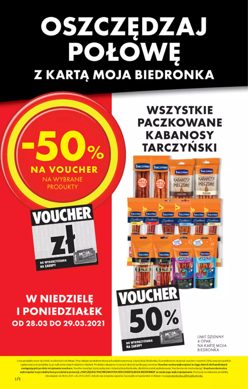 Gazetka promocyjna Biedronka - W tym tygodniu PN - ważna 29.03 do 03.04.2021 - strona 2 - produkty: Dron, Kabanos, Piec, Por, Wiko