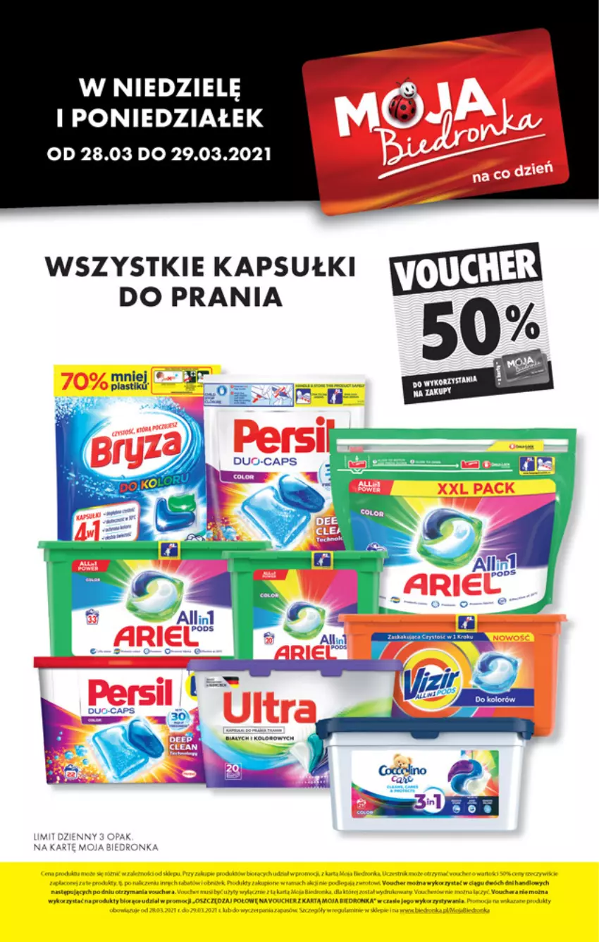 Gazetka promocyjna Biedronka - W tym tygodniu PN - ważna 29.03 do 03.04.2021 - strona 3 - produkty: Dron, Fa, Kapsułki do prania