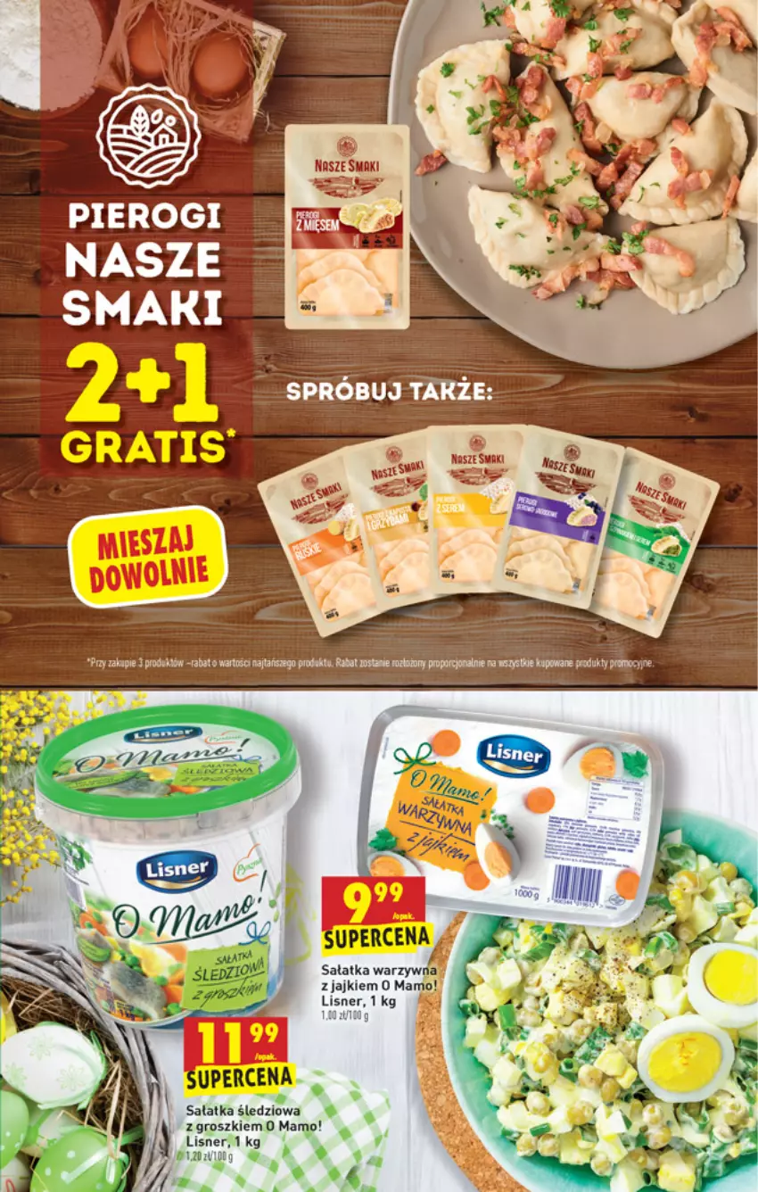 Gazetka promocyjna Biedronka - W tym tygodniu PN - ważna 29.03 do 03.04.2021 - strona 45 - produkty: Fa, LG, Lisner, Pierogi, Sałat, Sałatka, Sałatka warzywna