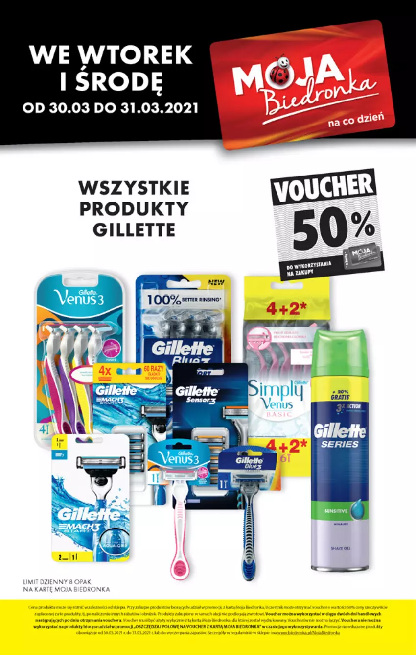 Gazetka promocyjna Biedronka - W tym tygodniu PN - ważna 29.03 do 03.04.2021 - strona 5 - produkty: Gillette, Gra, Ser, Venus