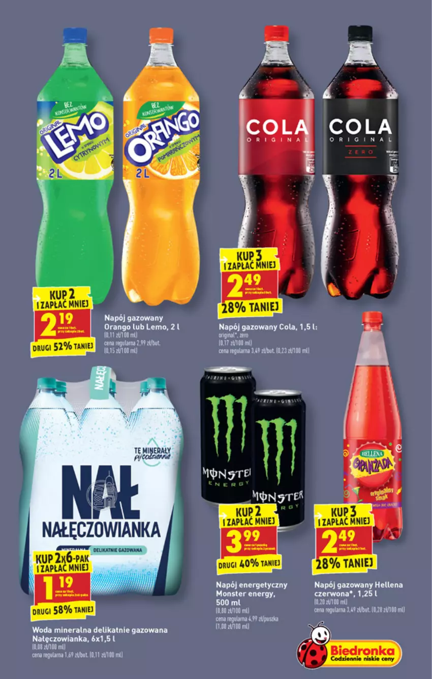 Gazetka promocyjna Biedronka - W tym tygodniu PN - ważna 29.03 do 03.04.2021 - strona 55 - produkty: Gin, Hellena, Nałęczowianka, Napój, Napój energetyczny, Napój gazowany, NBA, Piec