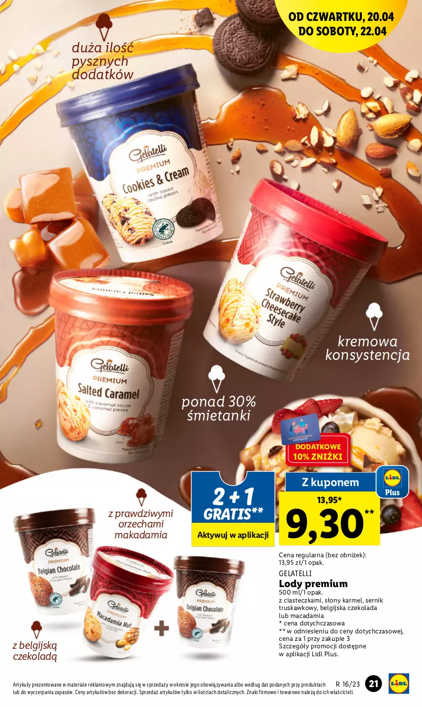 Gazetka promocyjna Lidl - GAZETKA - ważna 20.04 do 22.04.2023 - strona 27 - produkty: Czekolada, Gra, LG, Lody, Ser