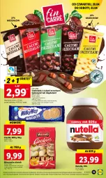 Gazetka promocyjna Lidl - GAZETKA - Gazetka - ważna od 22.04 do 22.04.2023 - strona 25 - produkty: Ciastka, Nutella, Gra, Milky Way, Stek, Sanki, Rogal, Czekolada, Mola, Kokos