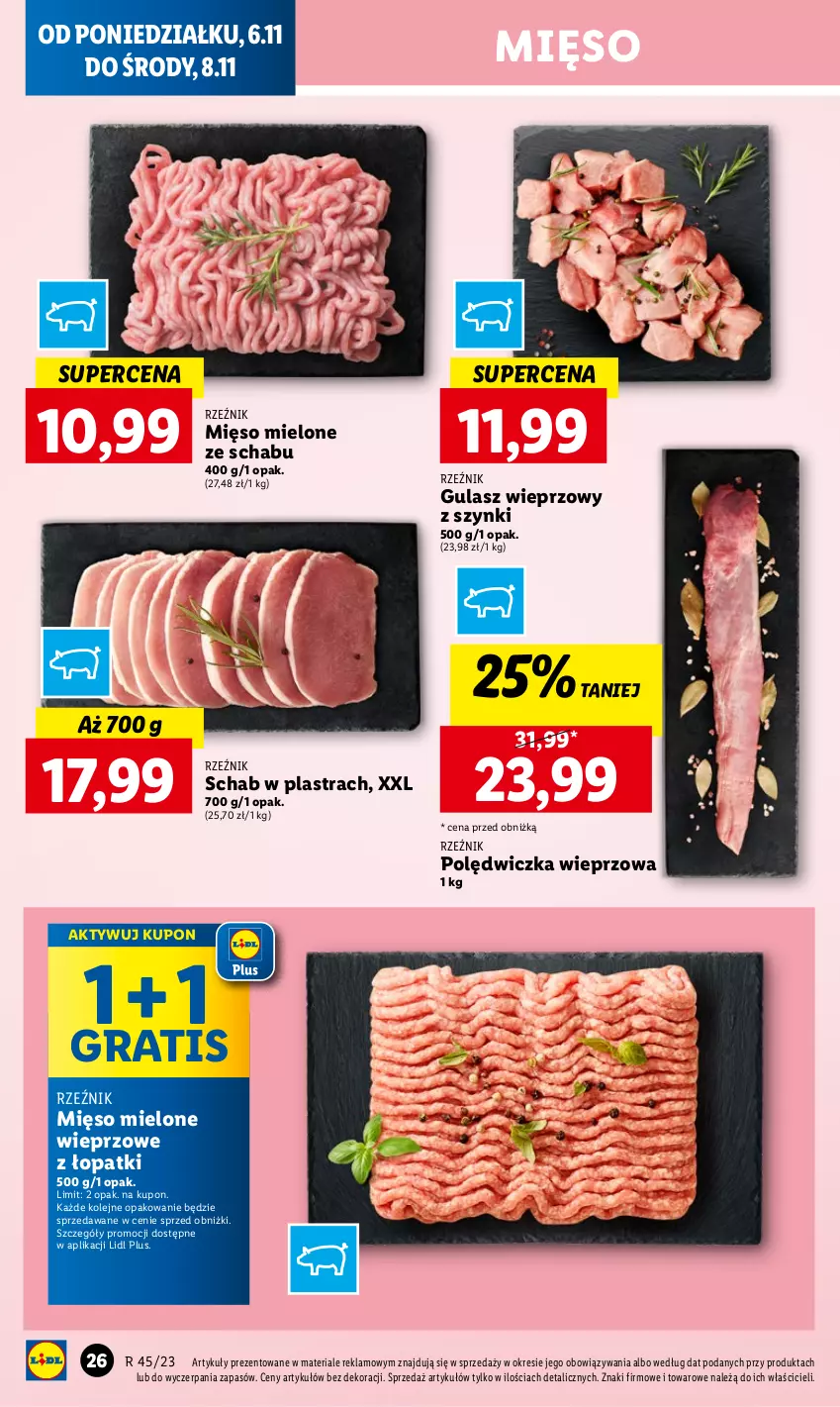 Gazetka promocyjna Lidl - GAZETKA - ważna 06.11 do 08.11.2023 - strona 38 - produkty: Gra, Mięso, Mięso mielone, Olej, Polędwiczka wieprzowa