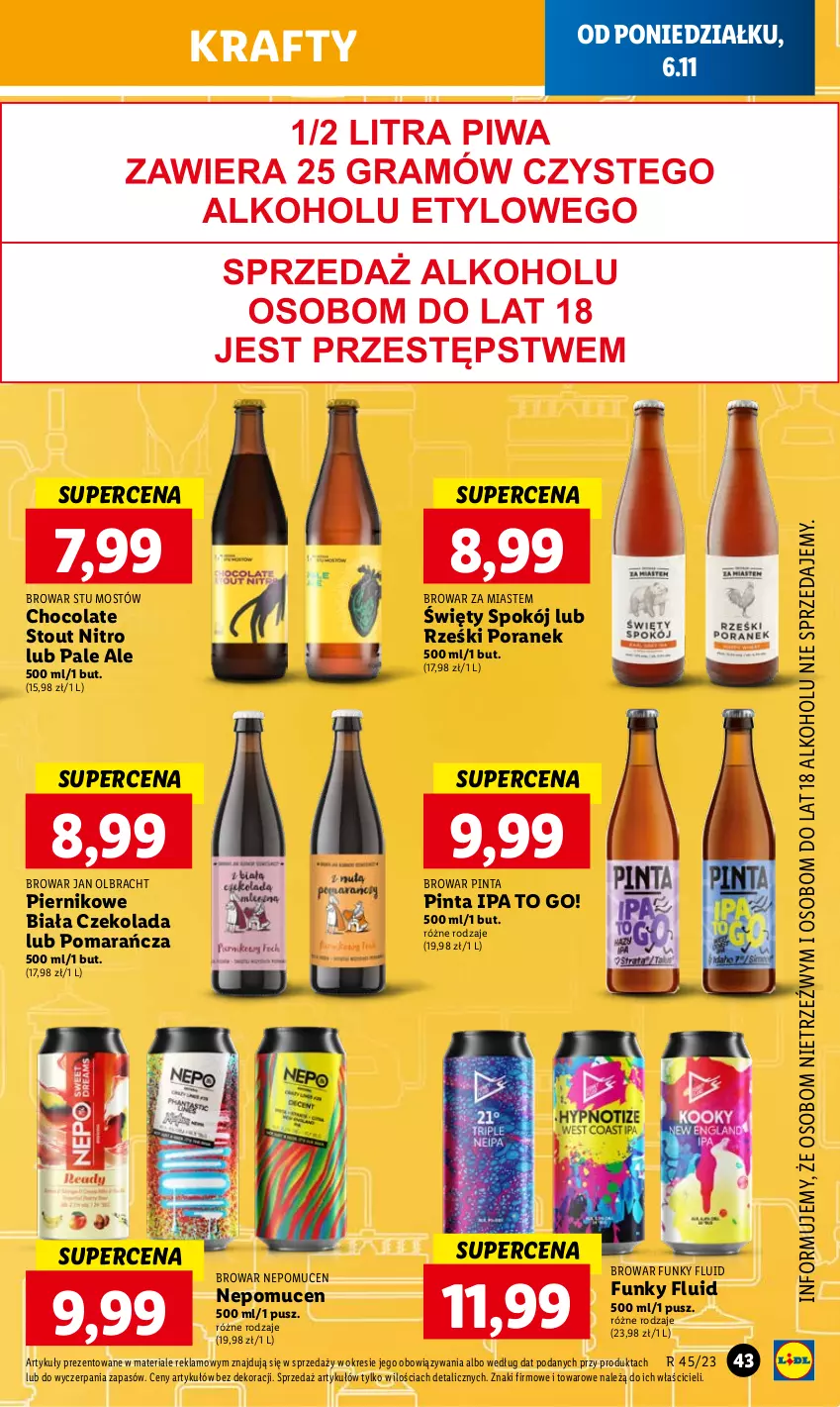 Gazetka promocyjna Lidl - GAZETKA - ważna 06.11 do 08.11.2023 - strona 55 - produkty: Czekolada, Piernik, Por