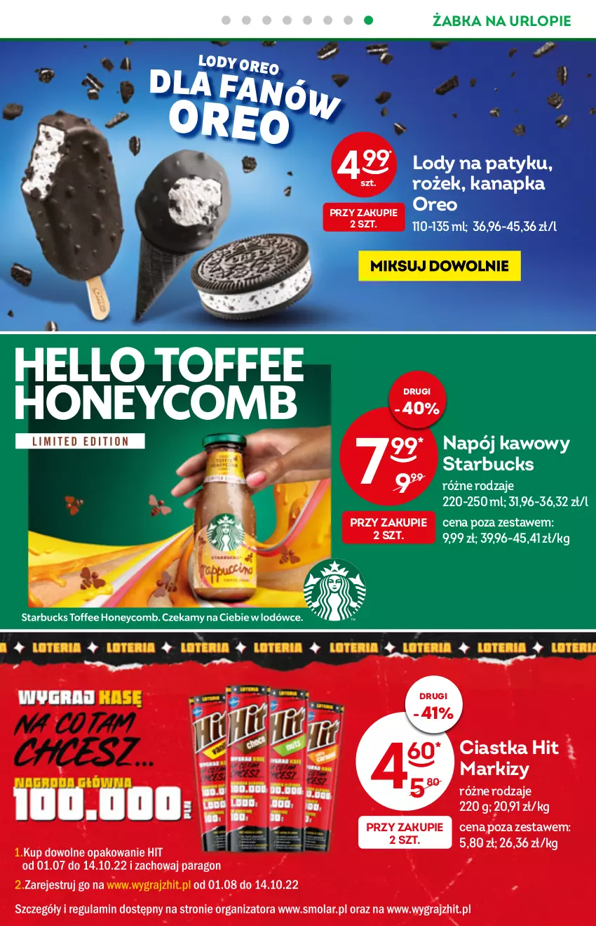 Gazetka promocyjna Żabka - ważna 03.08 do 09.08.2022 - strona 17 - produkty: Ciastka, Fa, Lody, Napój, Oreo