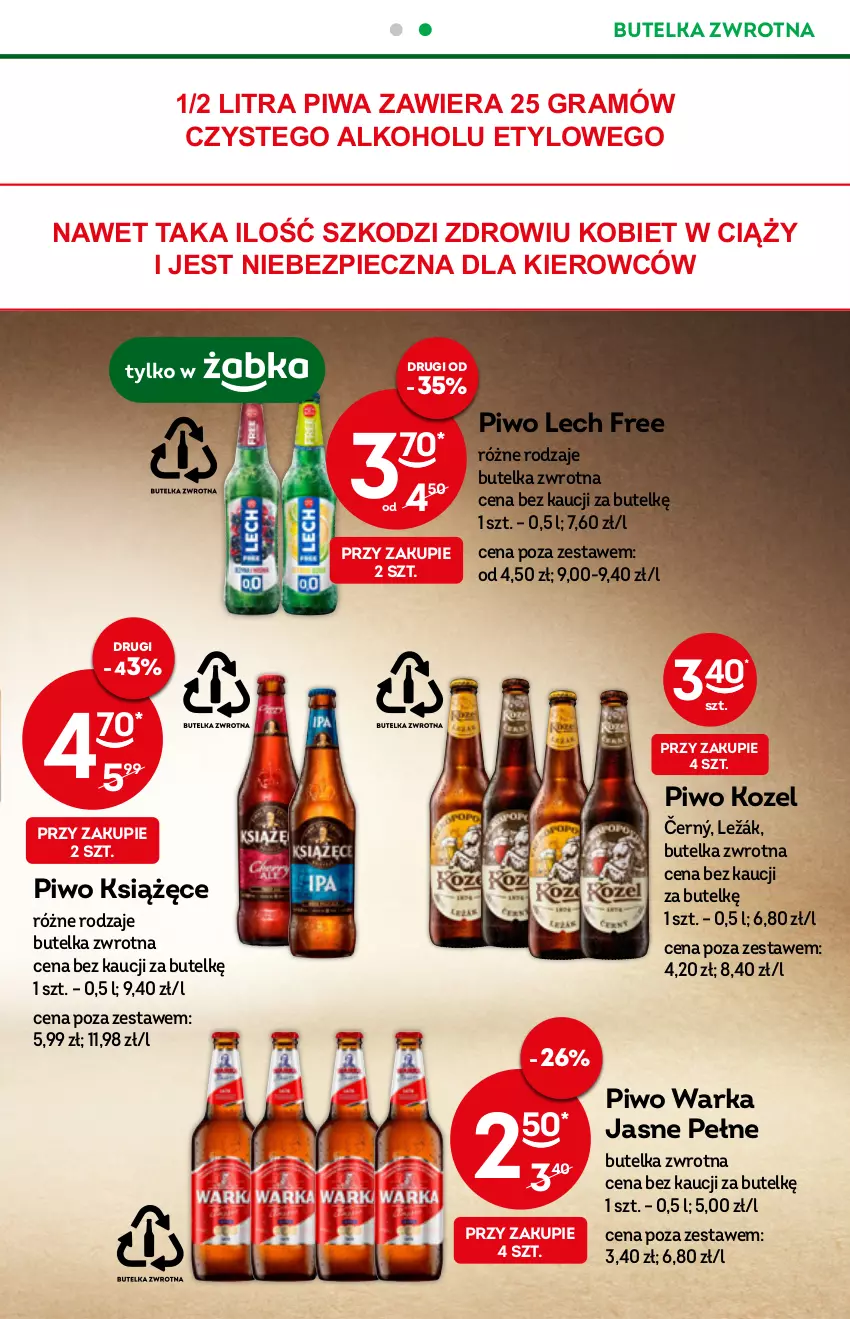 Gazetka promocyjna Żabka - ważna 03.08 do 09.08.2022 - strona 5 - produkty: Gra, Kozel, Książęce, Piec, Piwa, Piwo, Warka