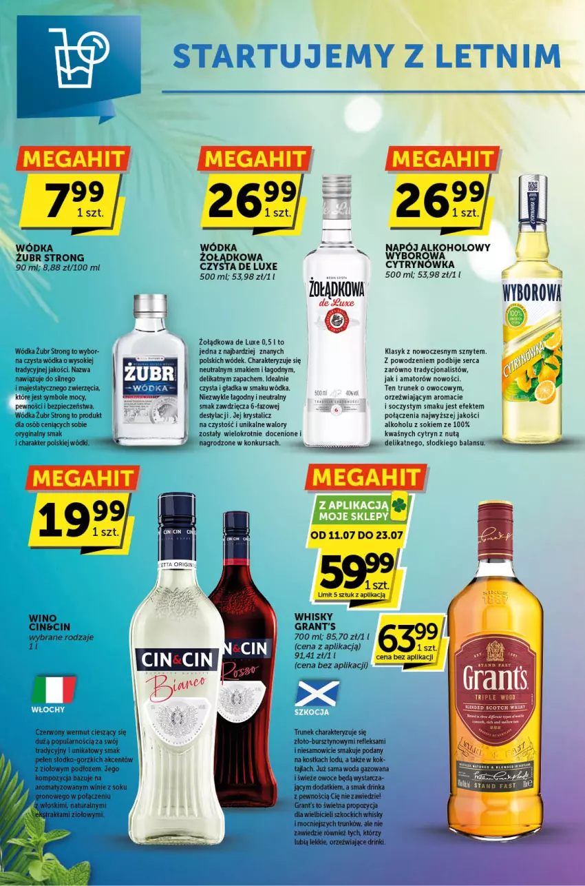 Gazetka promocyjna ABC - ważna 11.07 do 23.07.2024 - strona 2 - produkty: BIC, Bursztyn, Fa, Gin, Gra, Inka, Koc, Napój, Owoce, Piec, Ser, Sok, Tago, Whisky, Wino, Woda, Woda gazowana, Wódka, Wyborowa