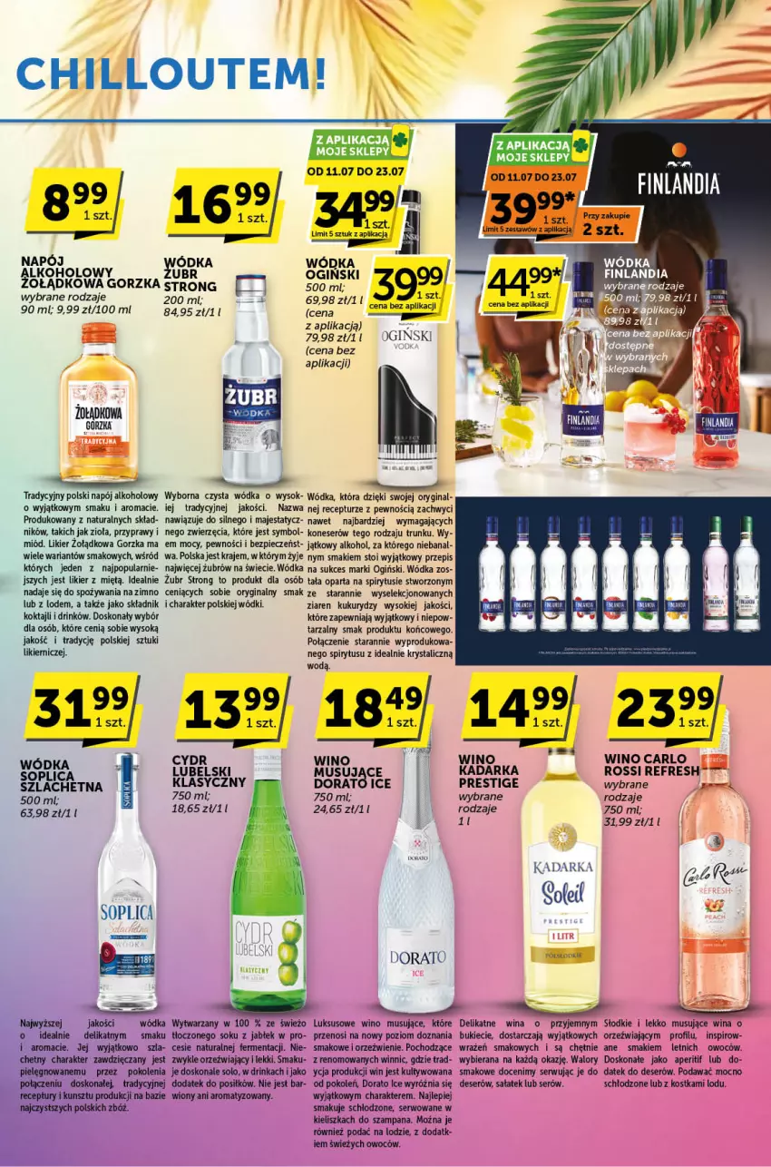 Gazetka promocyjna ABC - ważna 11.07 do 23.07.2024 - strona 3 - produkty: Deser, Gin, Inka, Likier, Miód, Mus, Napój, Ogiński, Piec, Przyprawy, Sałat, Ser, Sok, Soplica, Wino, Wino musujące, Wódka