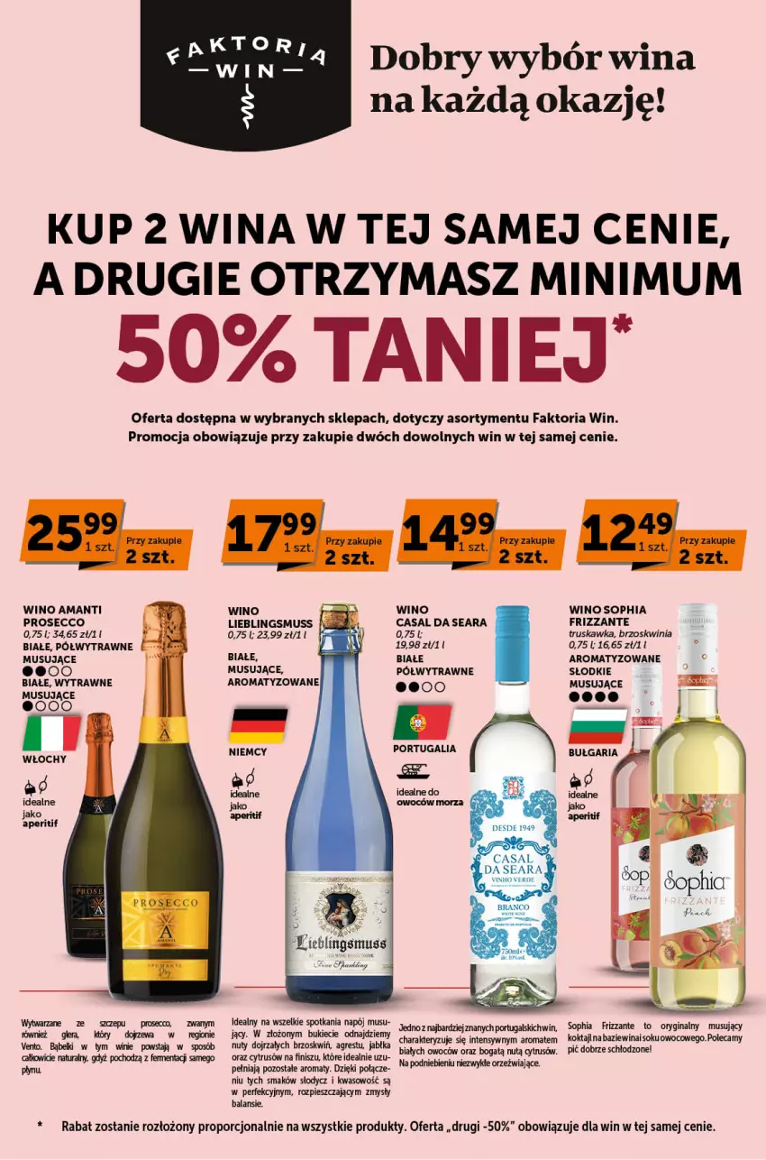 Gazetka promocyjna ABC - ważna 11.07 do 23.07.2024 - strona 4 - produkty: Fa, Gin, Gres, Jabłka, Mus, Napój, Nuty, Por, Prosecco, Sok, Wino