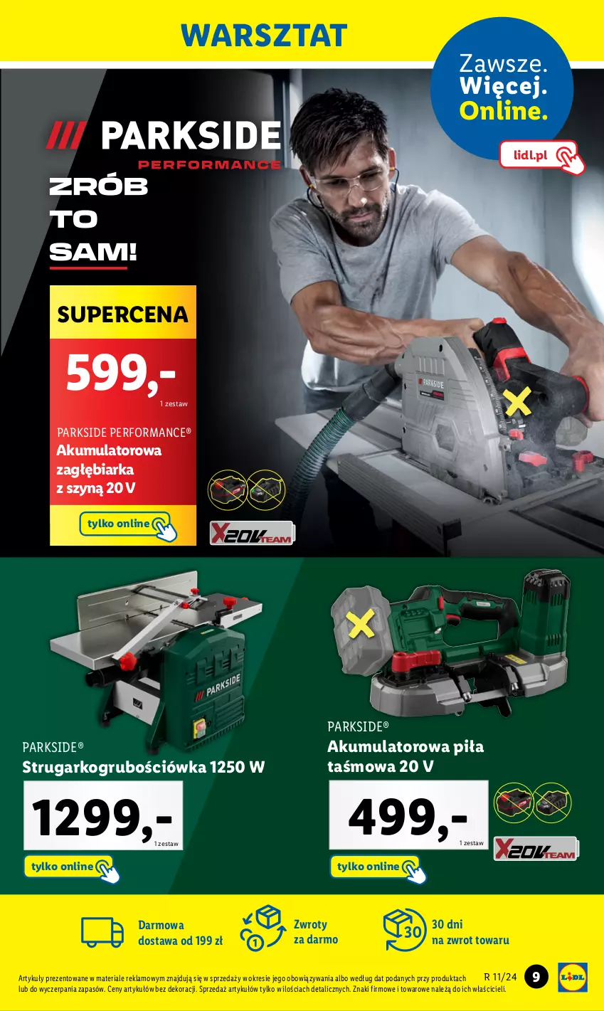 Gazetka promocyjna Lidl - KATALOG PARKSIDE - ważna 16.03 do 16.03.2024 - strona 9 - produkty: Akumulator, Parkside