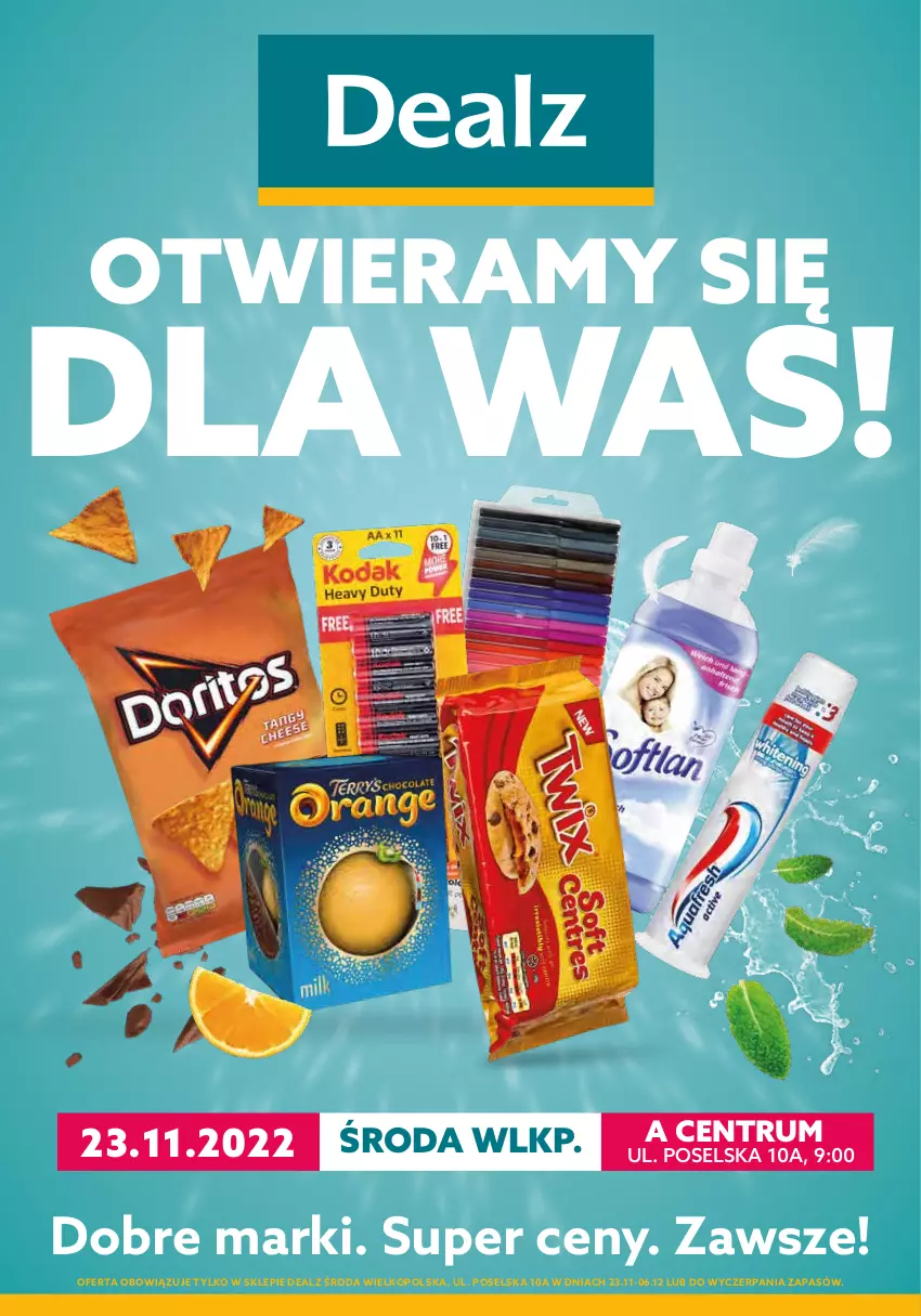 Gazetka promocyjna Dealz - WIELKIE OTWARCIE 23.11.2022 🥳A Centrum, Środa Wielkopolska - ważna 23.11 do 06.12.2022 - strona 1 - produkty: Rum