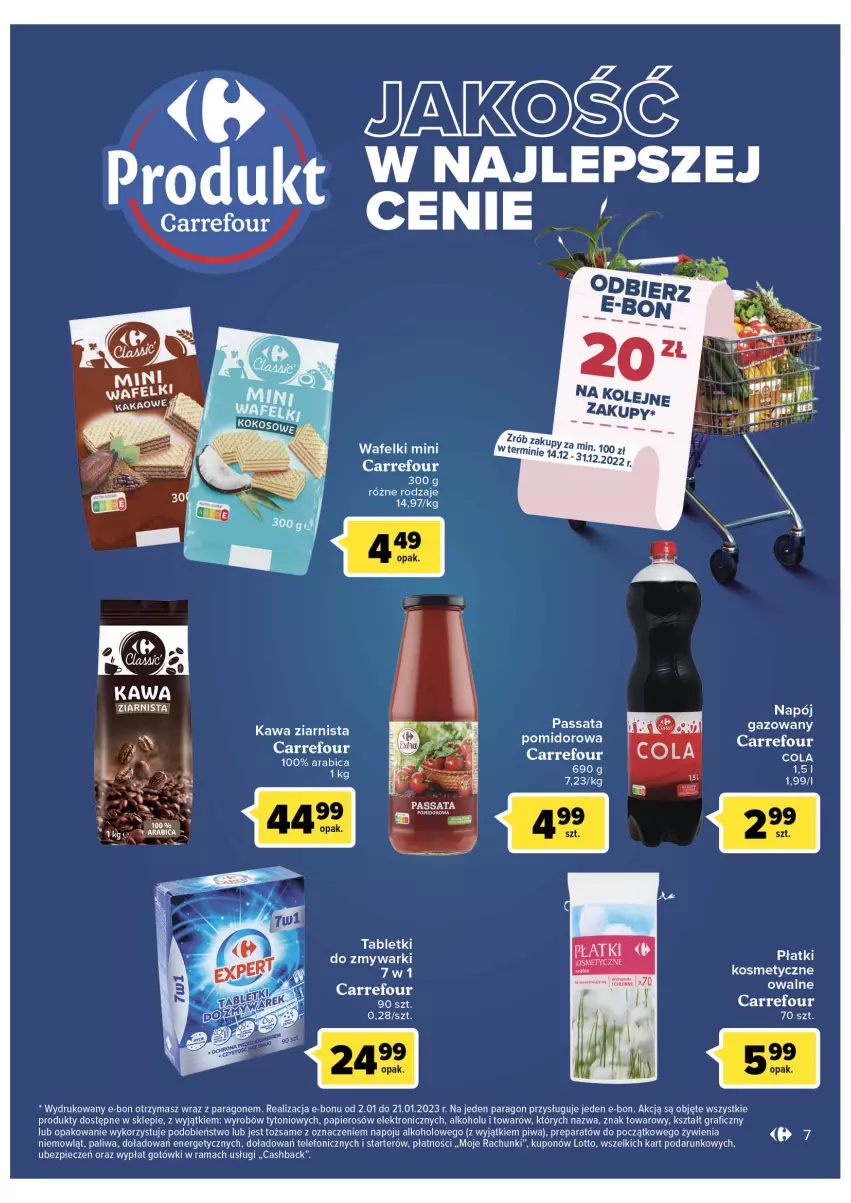 Gazetka promocyjna Carrefour - Gazetka Wielkie otwarcie Gorzow Wielkopolski - ważna 14.12 do 18.12.2022 - strona 7 - produkty: Gra, Kawa, Kawa ziarnista, LG, Napój, Olej, Papier, Piec, Piwa, Rama, Tablet, Telefon, Zmywarki