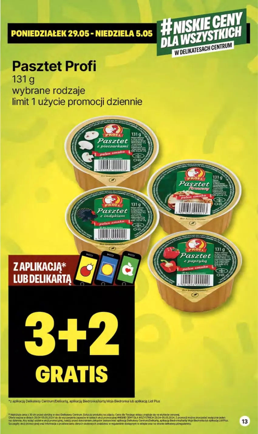 Gazetka promocyjna Delikatesy Centrum - NOWA GAZETKA Delikatesy Centrum od 2 maja! 2-8.05.2024 - ważna 02.05 do 08.05.2024 - strona 13 - produkty: Dron, Fa, Orka, Pasztet, Rum