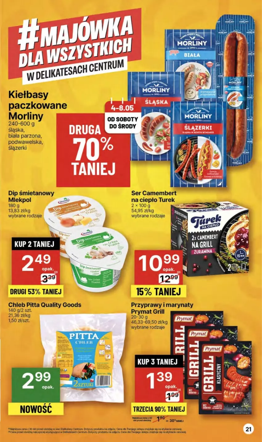 Gazetka promocyjna Delikatesy Centrum - NOWA GAZETKA Delikatesy Centrum od 2 maja! 2-8.05.2024 - ważna 02.05 do 08.05.2024 - strona 21 - produkty: Camembert, Morliny, Przyprawy, Rum, Ser, Wawel