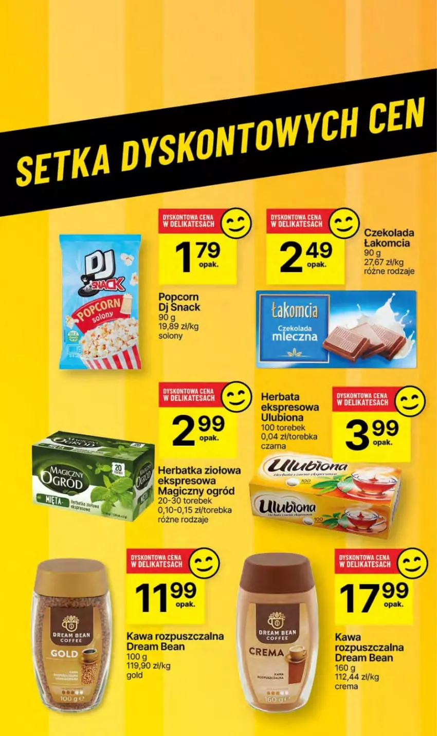 Gazetka promocyjna Delikatesy Centrum - NOWA GAZETKA Delikatesy Centrum od 2 maja! 2-8.05.2024 - ważna 02.05 do 08.05.2024 - strona 54 - produkty: Czekolada, Herbata, Kawa, Kawa rozpuszczalna, Ogród, Popcorn, Torebka